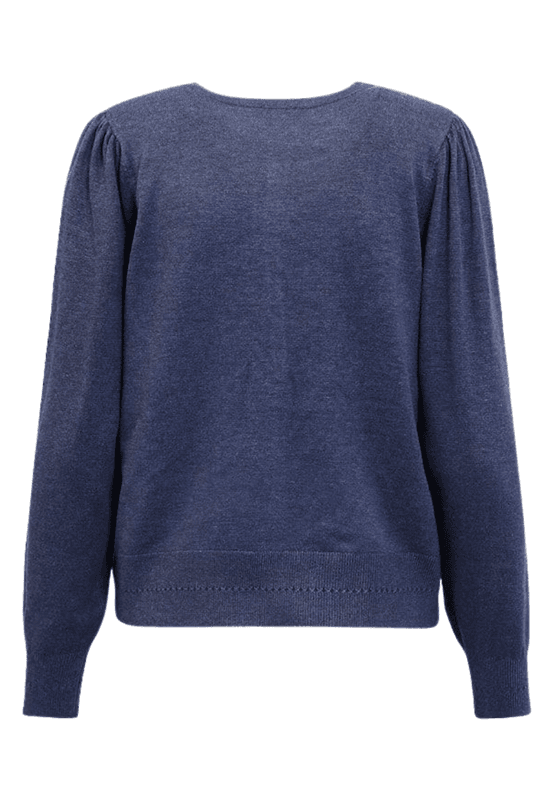 Petra cardigan blue melange