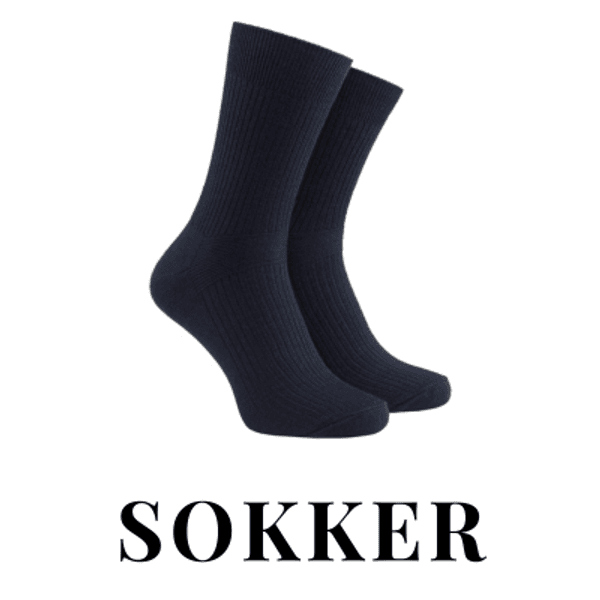 sokker med strikk som ikke strammer