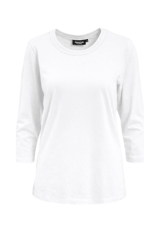 Mona basic topp hvit