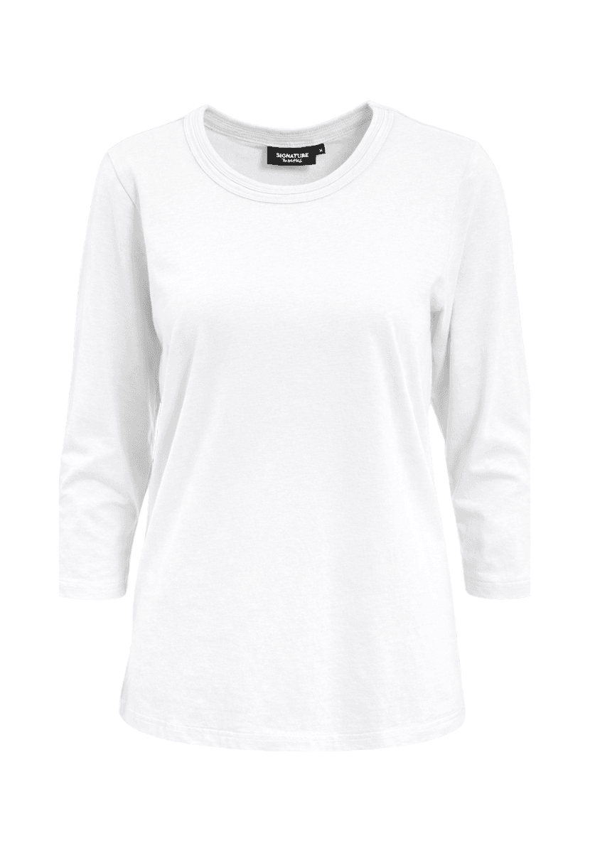 Mona basic topp hvit