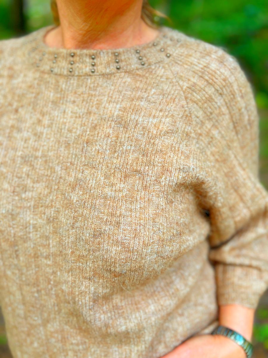 Hilde ullgenser beige melert