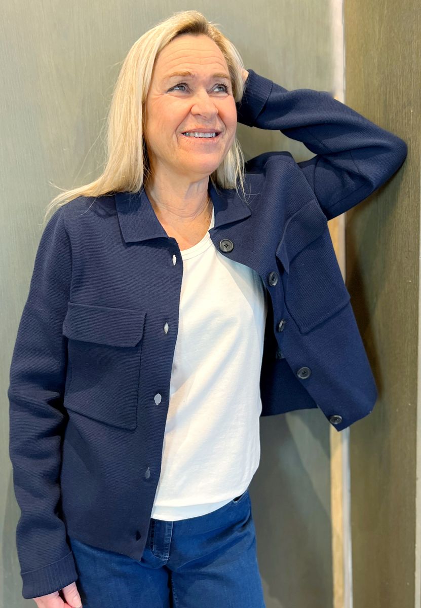 Irene myk jakke marine